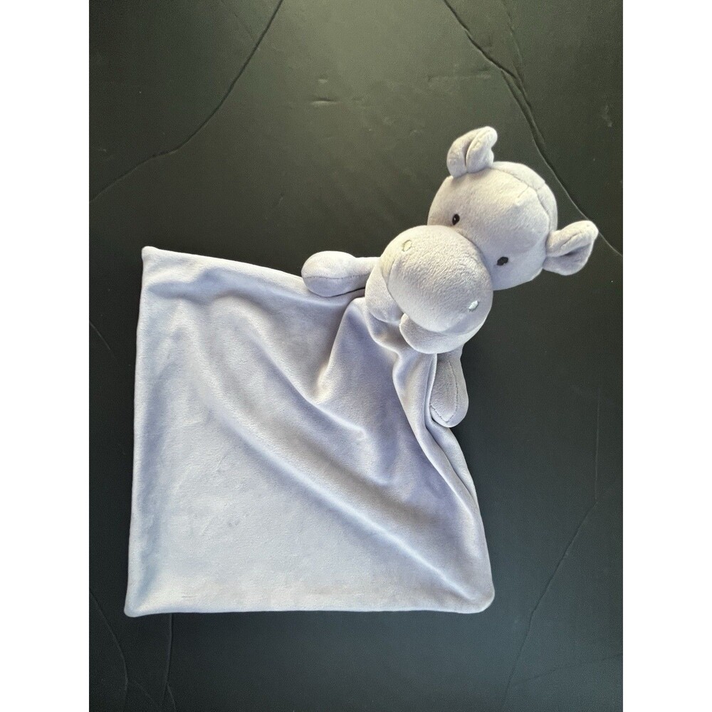 Apricot Lamb Lilac Hippo Plush Lovey Baby Security Blanket Infant Toy